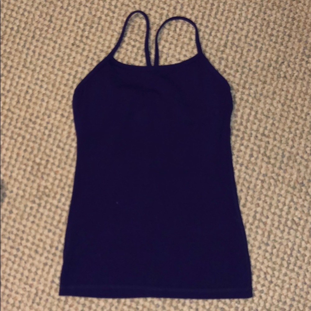 Lululemon purple workout top. Size 2